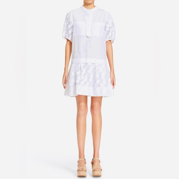 See By Chloe Dresses & Skirts - See by Chloe Poplin Dress | White Lace Size: 36 or Small